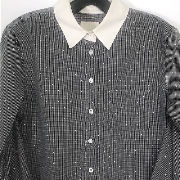 Band Of Outsiders Contrast Collar Easy Shirt - Picture 2 of 6